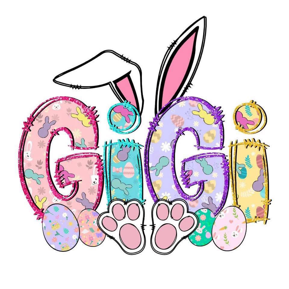 GiGi Easter DTF Print