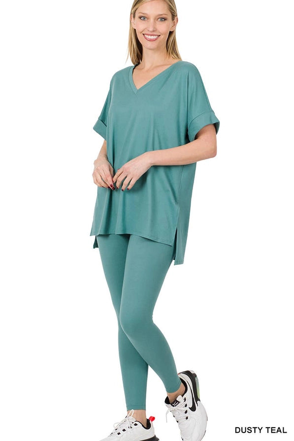 Loungewear Set: DUSTY TEAL