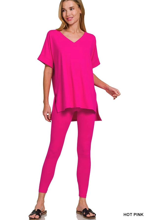 Loungewear Set: HOT PINK