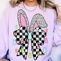 Checkered Bow Bunny Shirt