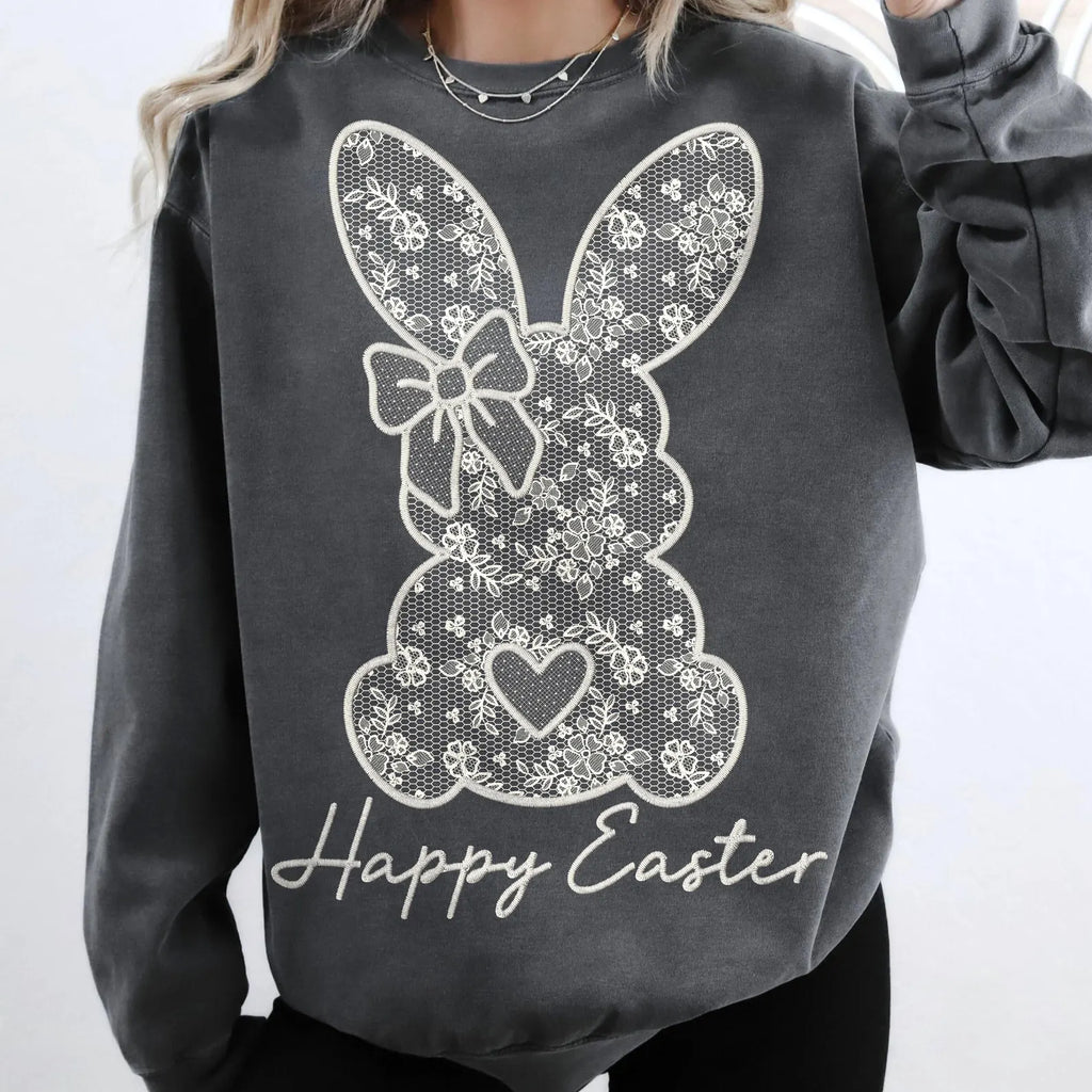 Lace Bunny Printed Tshirt