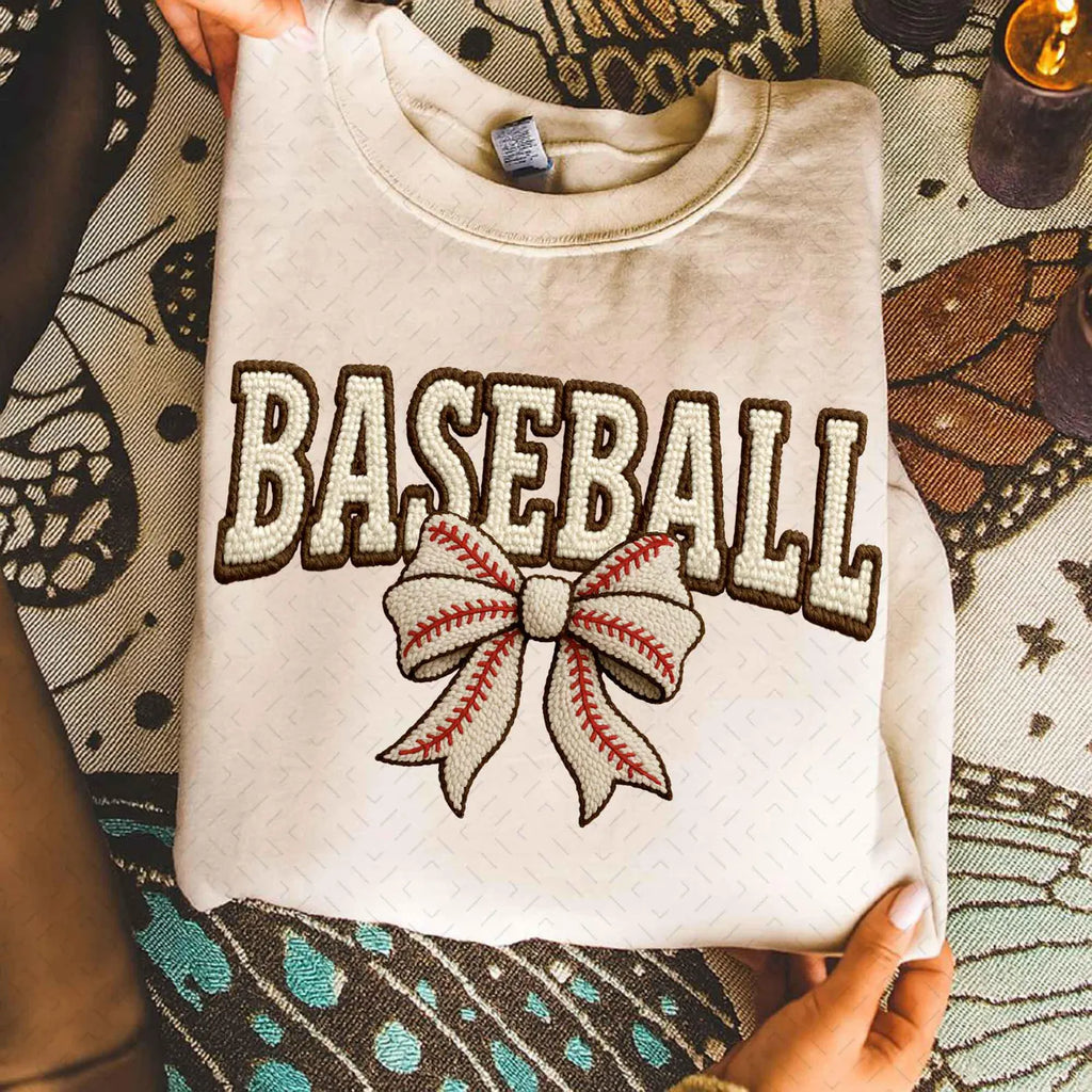 Baseball Faux Yarn Shirt