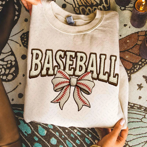 Baseball Faux Yarn Shirt