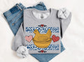 Vintage Hen on Nest DTF Print