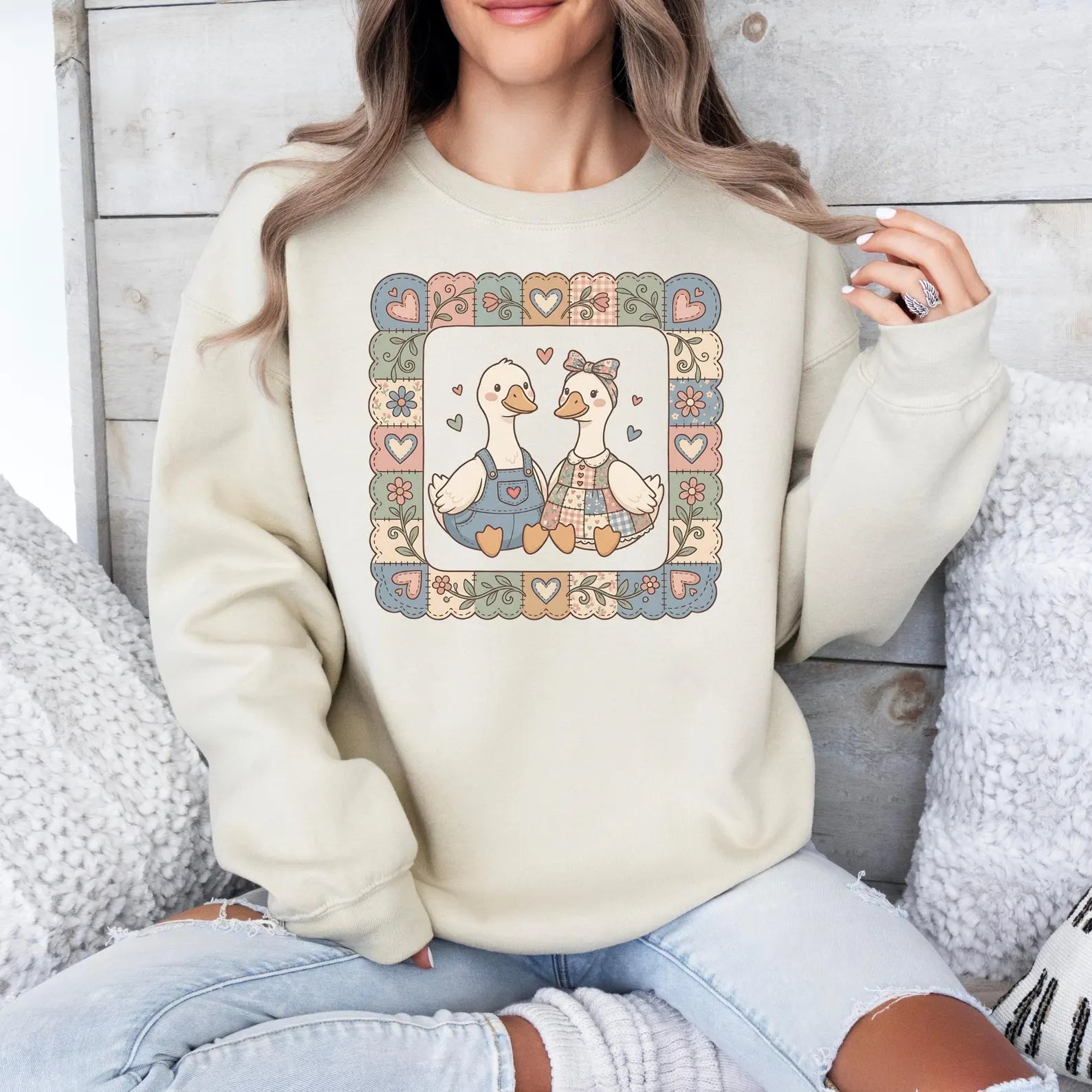 Vintage Goose DTF Print