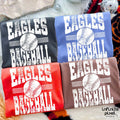 Eagles Distressed Baseball DTF Print