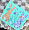 Watercolor paint Easter Bunny DTF Print