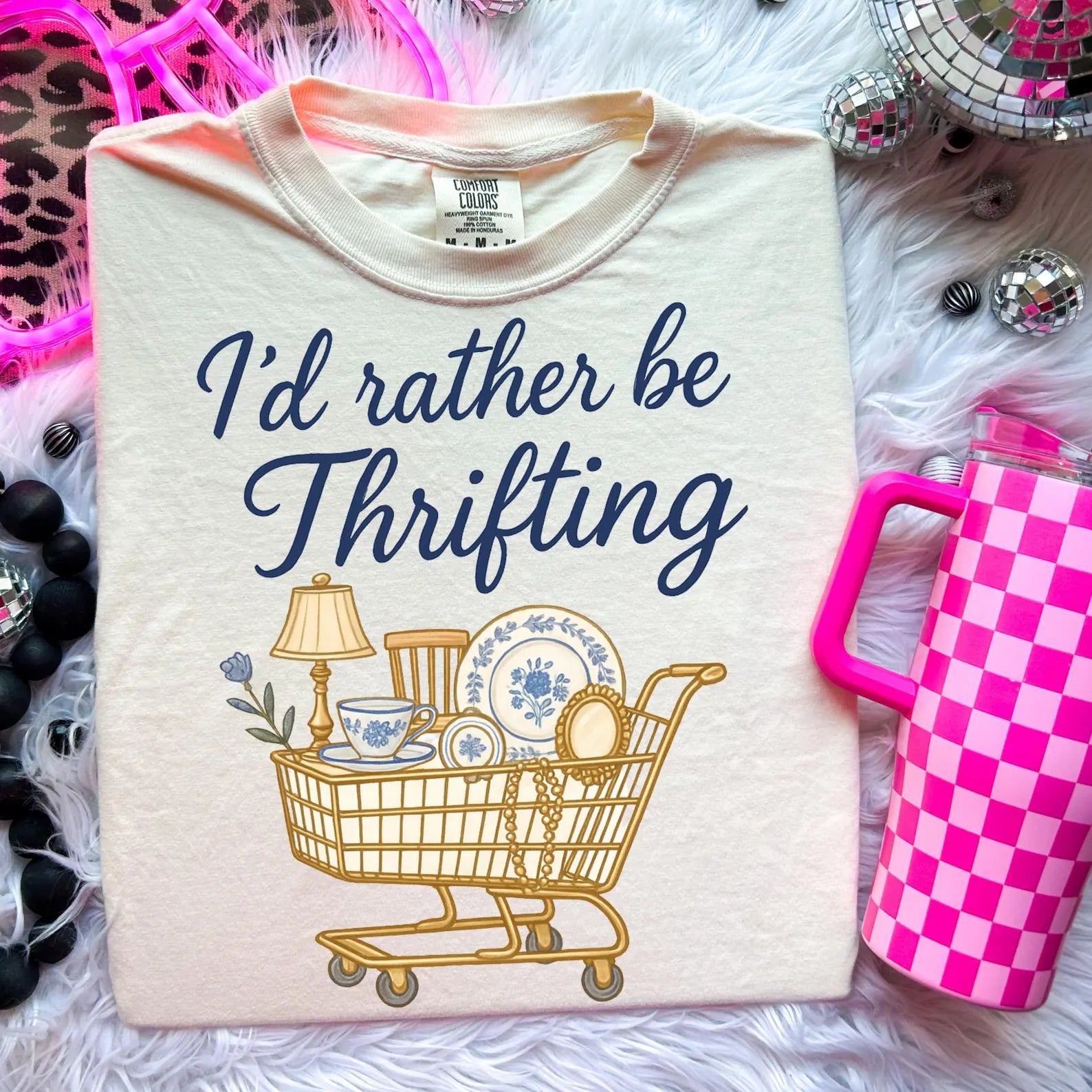 I'd rather be Thrifting DTF Print